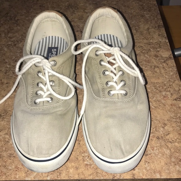 Men’s Canvas Sperry Sneakers - Picture 1 of 10